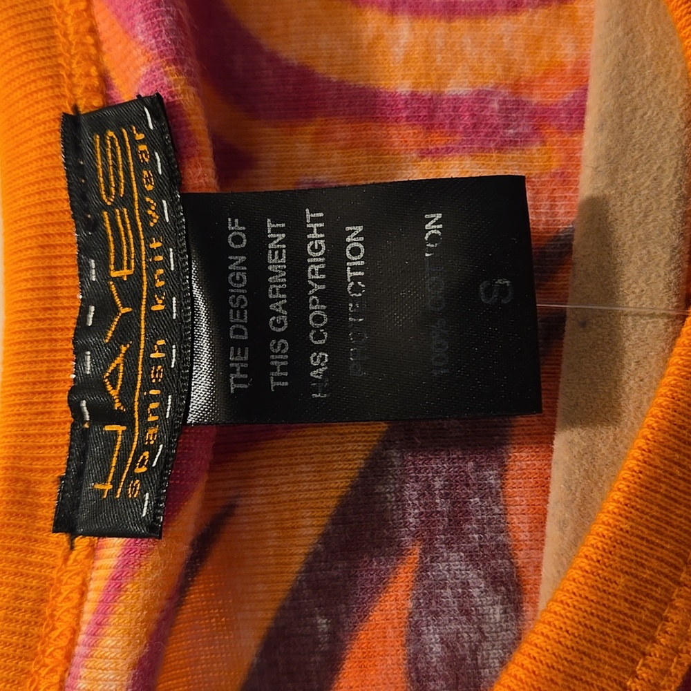 NWT Vintage Y2K Hayes Top S Long Flare Sleeve Custo Barcelona T-shirt Graphic - Picture 3 of 10